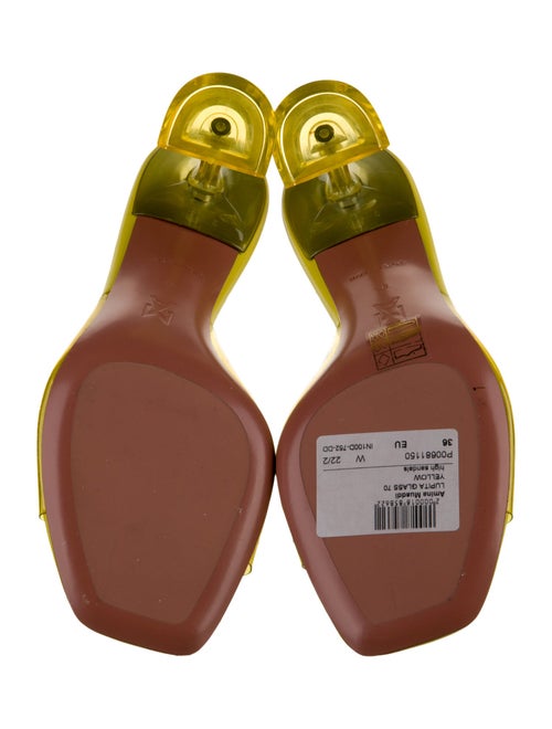 Amina Muaddi Lupita PVC Slingback Sandals