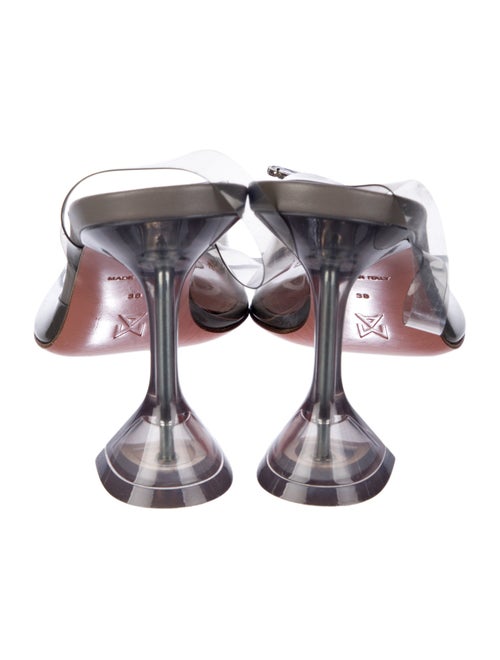 Amina Muaddi Begum PVC Slingback Pumps