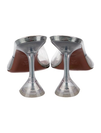 Amina Muaddi PVC Slides