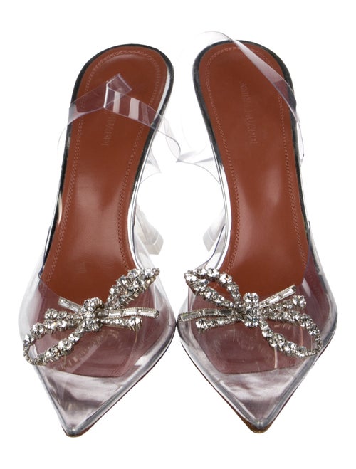 Amina Muaddi Rosie PVC Mules