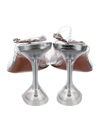 Amina Muaddi Rosie PVC Mules