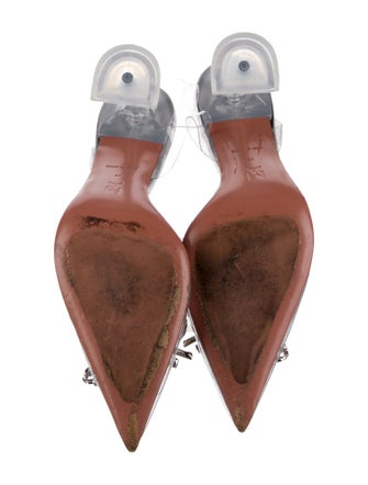 Amina Muaddi Rosie PVC Mules