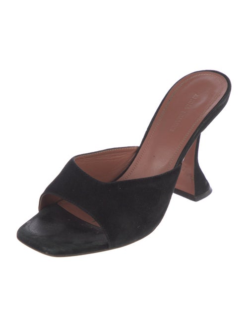 Amina Muaddi Lupita Suede Mules