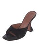 Amina Muaddi Lupita Suede Mules