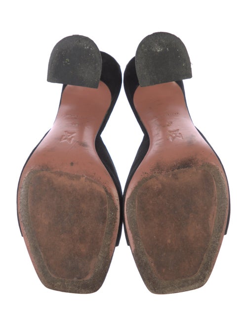 Amina Muaddi Lupita Suede Mules