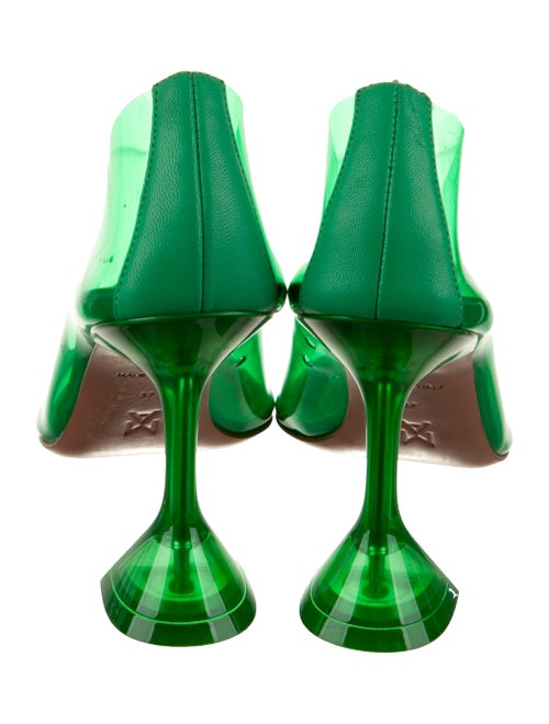 Amina Muaddi PVC Crystal Embellishments Pumps