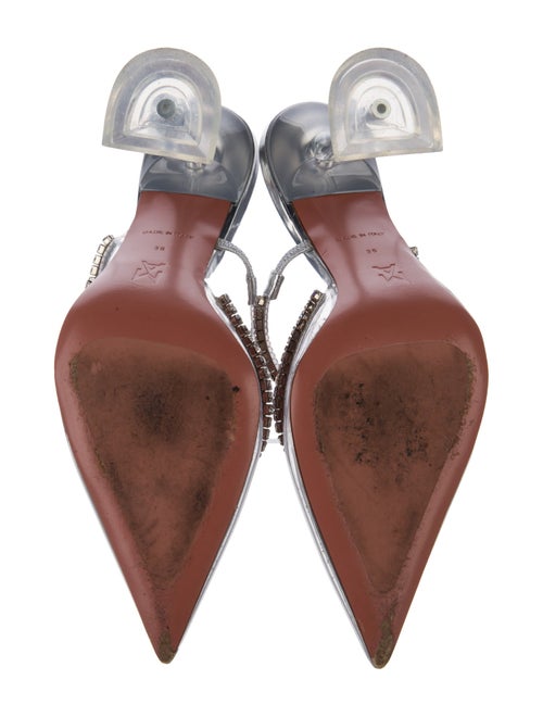 Amina Muaddi Gilda PVC Mules