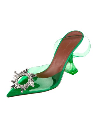 Amina Muaddi Begum PVC Mules
