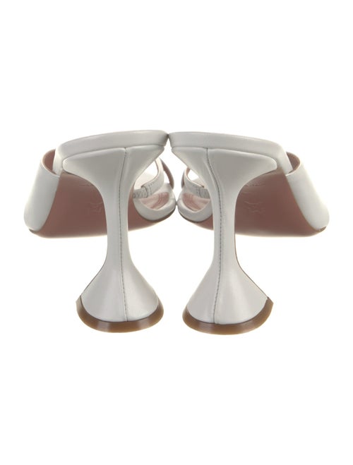 Amina Muaddi Shiona Leather Slides