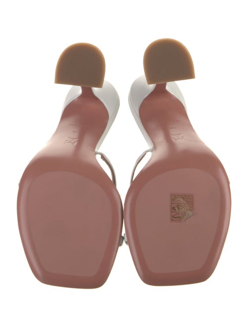 Amina Muaddi Shiona Leather Slides