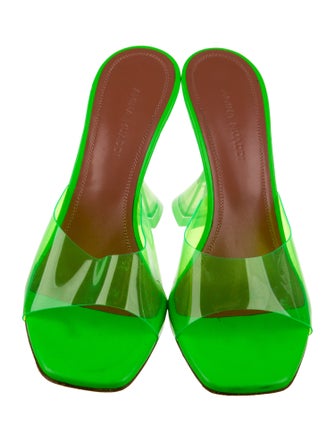 Amina Muaddi Lupita PVC Slides