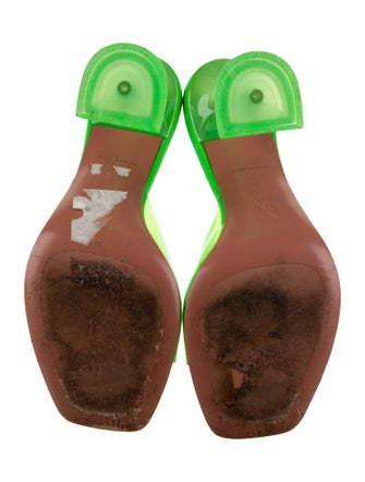 Amina Muaddi Lupita PVC Slides