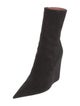 Amina Muaddi Suede Boots