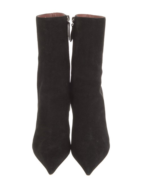 Amina Muaddi Suede Boots