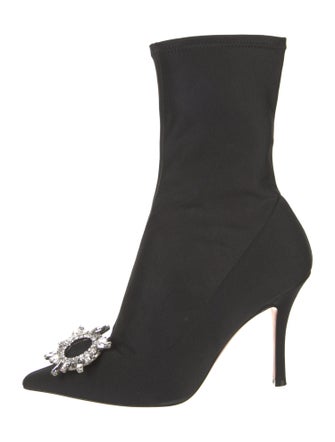 Amina Muaddi Begum Neoprene Boots
