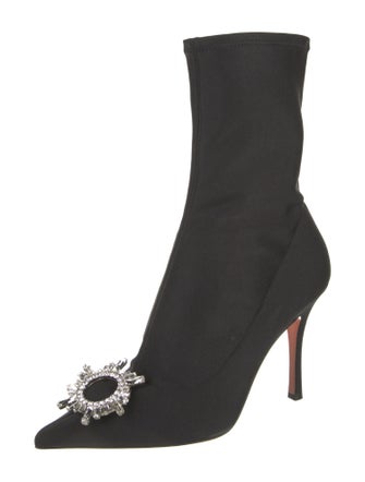 Amina Muaddi Begum Neoprene Boots