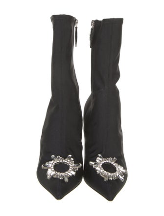 Amina Muaddi Begum Neoprene Boots