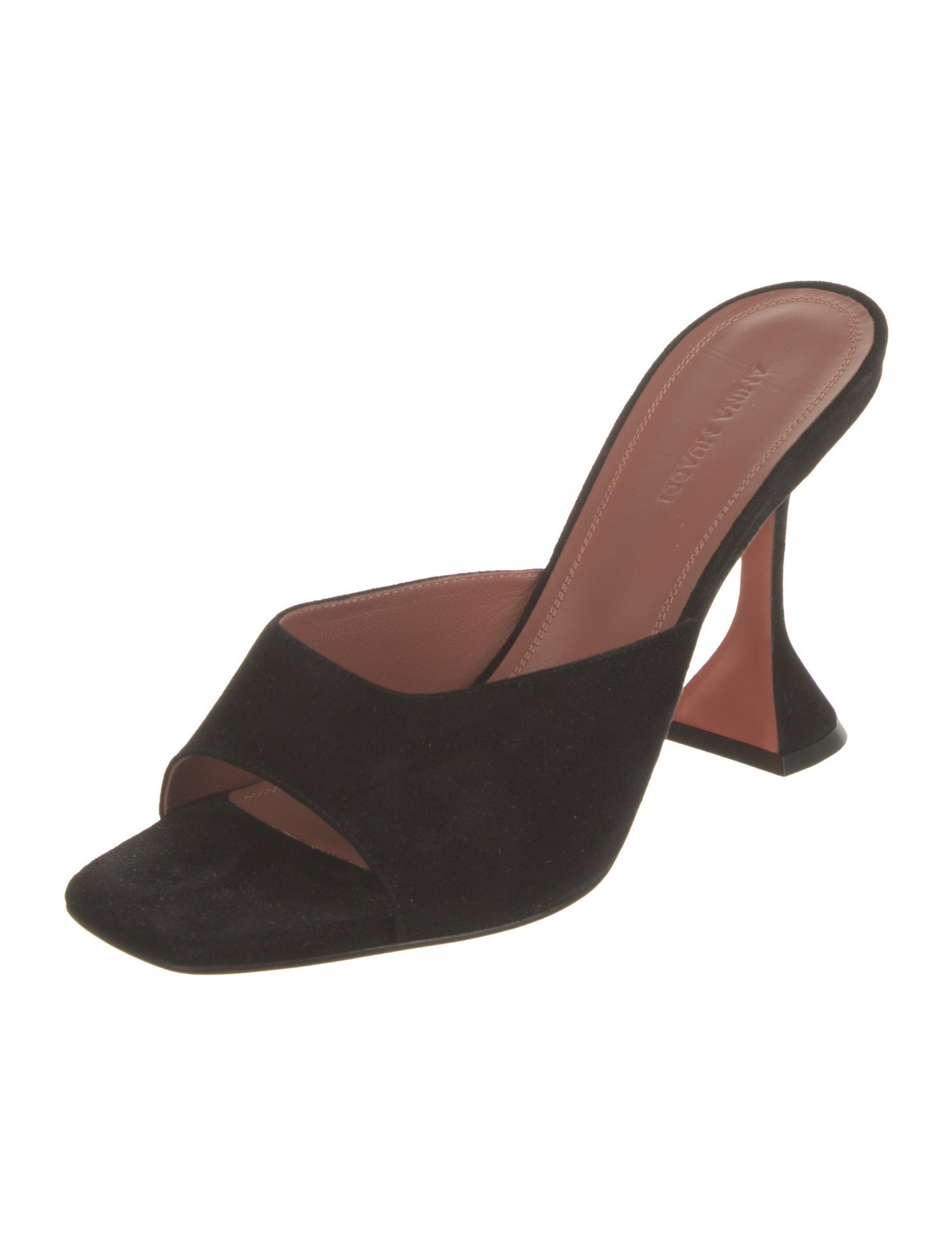 Amina Muaddi Lupita Suede Slides