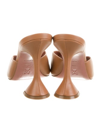 Amina Muaddi Lupita Leather Slides