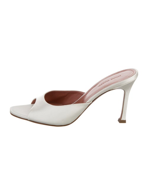 Amina Muaddi Satin Slides