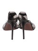 Amina Muaddi Giorgia Leather Sandals