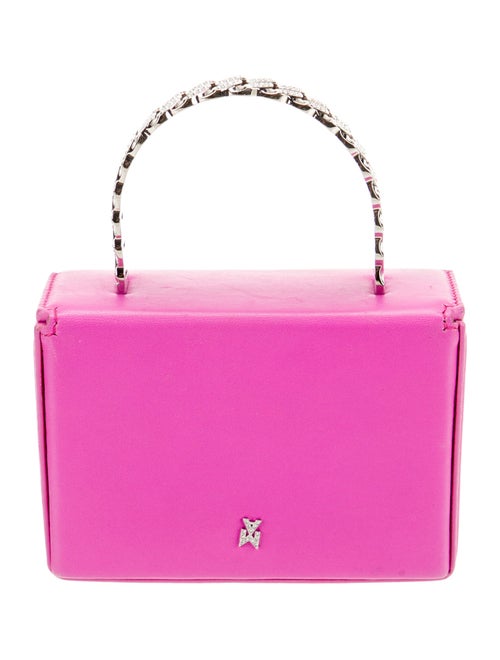 Amina Muaddi Leather Evening Bag