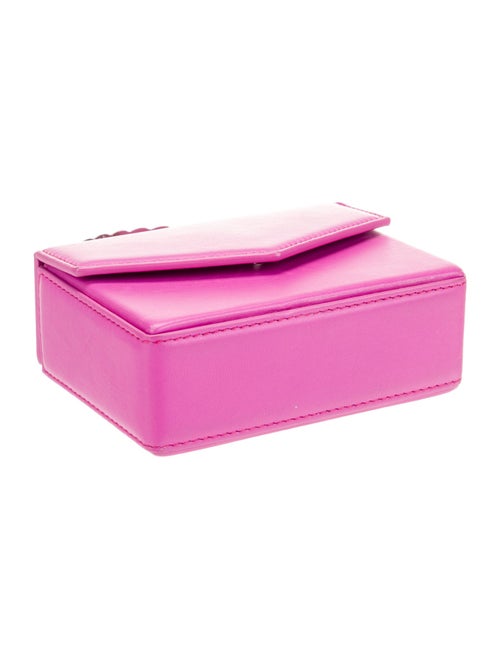 Amina Muaddi Leather Evening Bag