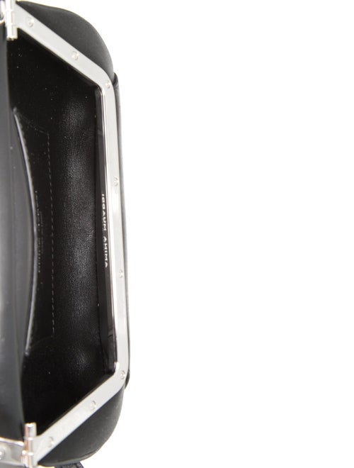 Amina Muaddi Suede Top Handle Bag