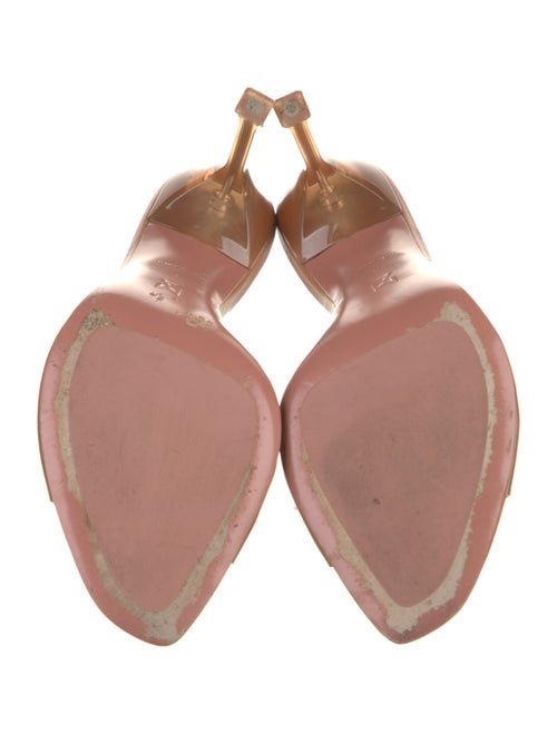 Amina Muaddi Alexa Glass Mules