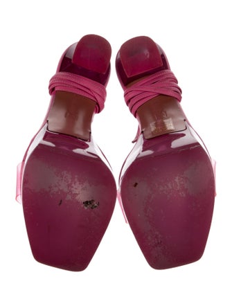 Amina Muaddi PVC Sandals