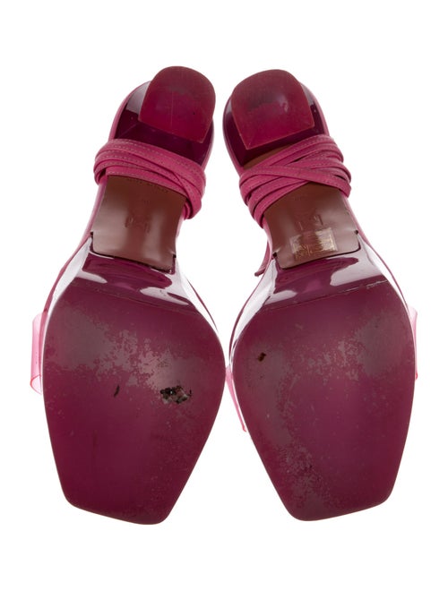 Amina Muaddi PVC Sandals