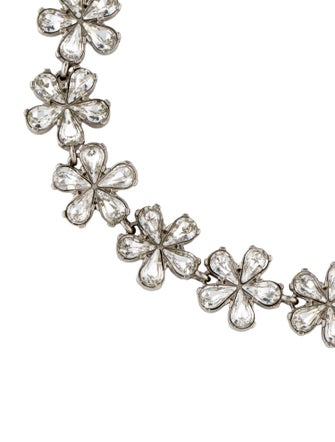 Amina Muaddi Lily Crystal Anklet