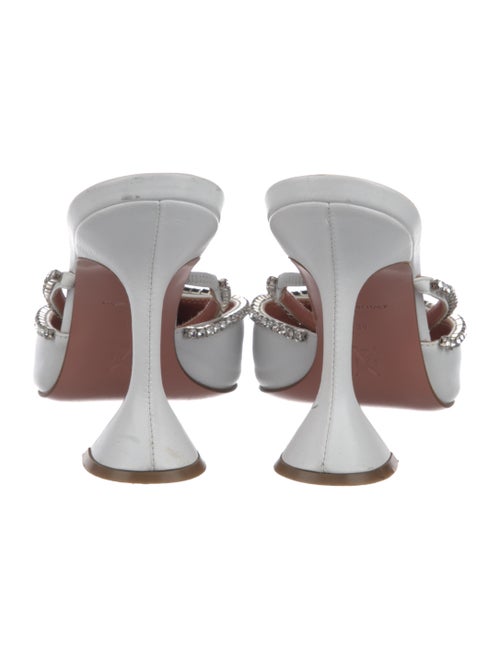 Amina Muaddi Gilda Leather Mules