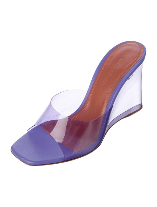 Amina Muaddi Lupita PVC Slides