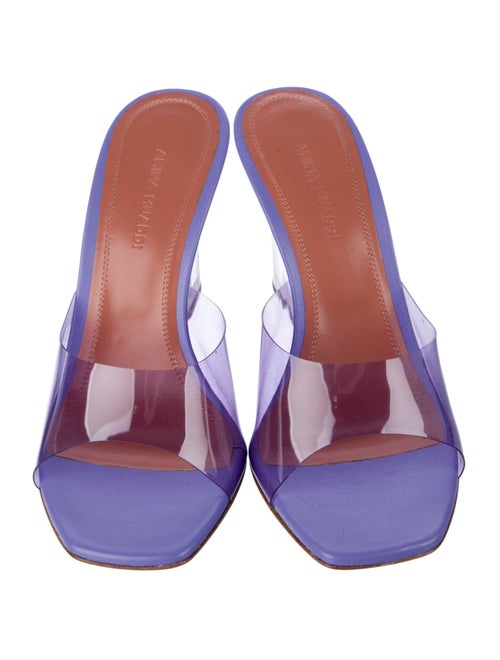 Amina Muaddi Lupita PVC Slides