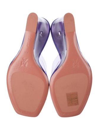 Amina Muaddi Lupita PVC Slides