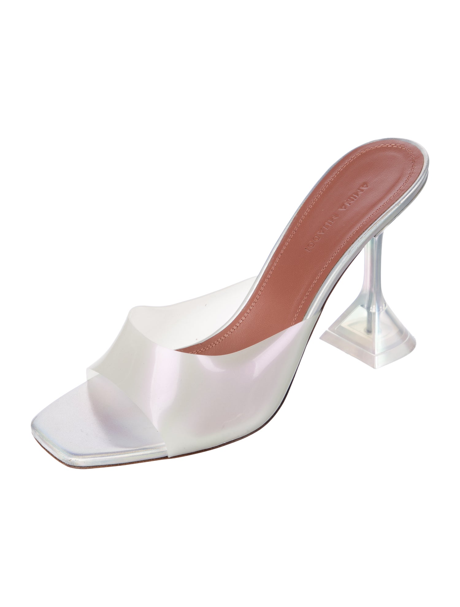 Amina Muaddi Lupita PVC Slides