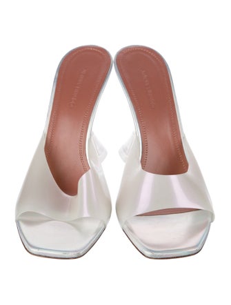 Amina Muaddi Lupita PVC Slides