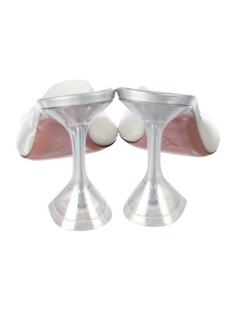 Amina Muaddi Lupita PVC Slides