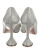 Amina Muaddi Ami Glitter Pumps