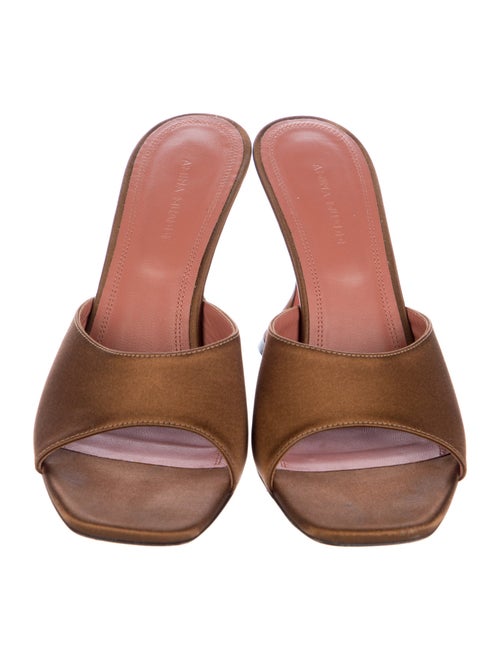 Amina Muaddi Suede Slides