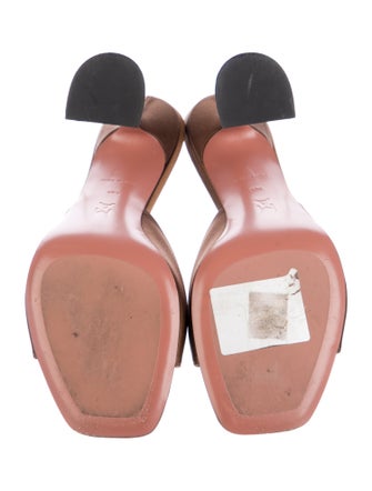 Amina Muaddi Suede Slides