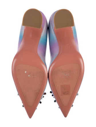 Amina Muaddi Begum Leather Pumps