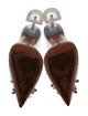 Amina Muaddi Crystal Embellishments Pumps