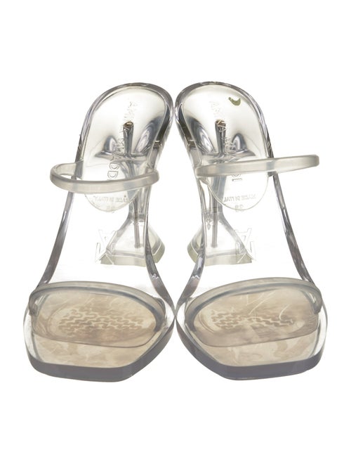 Amina Muaddi PVC Sandals