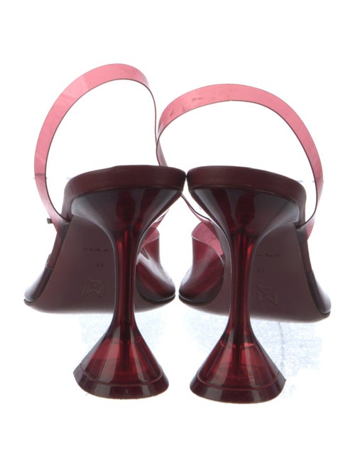 Amina Muaddi Begum PVC Slingback Pumps