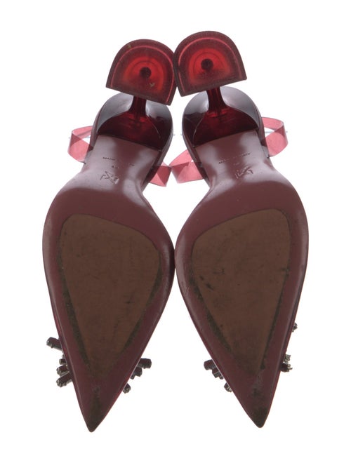 Amina Muaddi Begum PVC Slingback Pumps