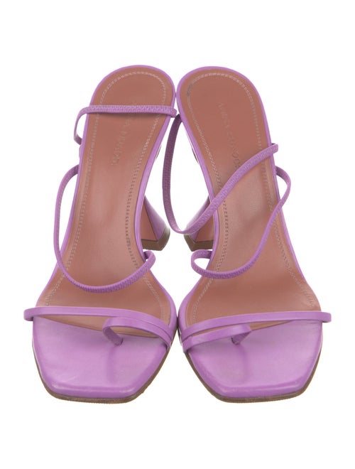 Amina Muaddi Naima Leather Slides