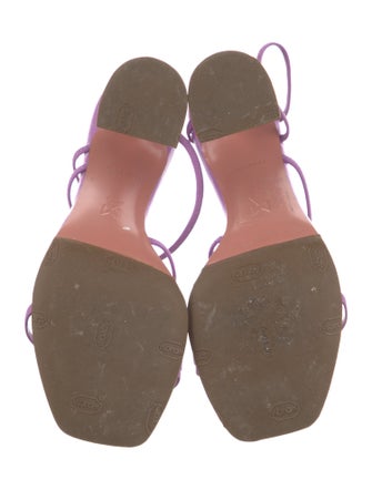 Amina Muaddi Naima Leather Slides