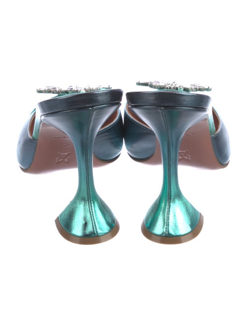 Amina Muaddi Begum Leather Mules